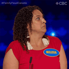 Oops Melissa GIF - Oops Melissa Family Feud Canada GIFs