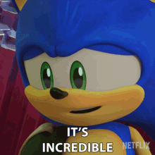 Its Incredible Sonic The Hedgehog GIF - Its Incredible Sonic The Hedgehog Sonic Prime GIFs