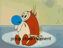 Poop Store Ren And Stimpy GIF