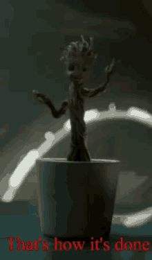 Baby Groot Thats How Its Done GIF - Baby Groot Thats How Its Done Guardians Of The Galaxy GIFs