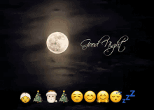 Good Night Full Moon GIF - Good Night Full Moon Night GIFs