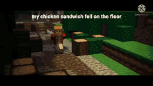 minecraft minecraft animation fallen kindoms chicken snadwich sad