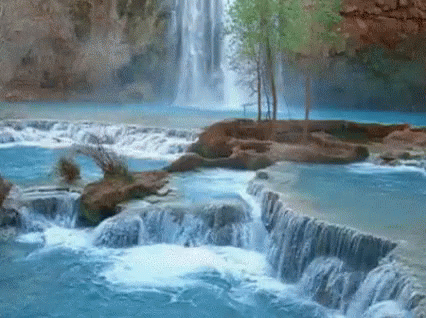 animated water fall gif