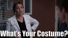 Greys Anatomy Jo Wilson GIF - Greys Anatomy Jo Wilson Whats Your Costume GIFs