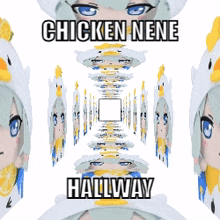 Chicken Nene Hallway GIF - Chicken Nene Hallway GIFs