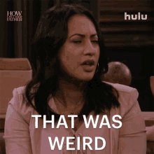 That Was Weird Valentina GIF - That Was Weird Valentina How I Met Your Father GIFs
