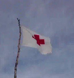 Flag Red Cross GIF - Flag Red Cross Red Cross Flag - Discover & Share GIFs