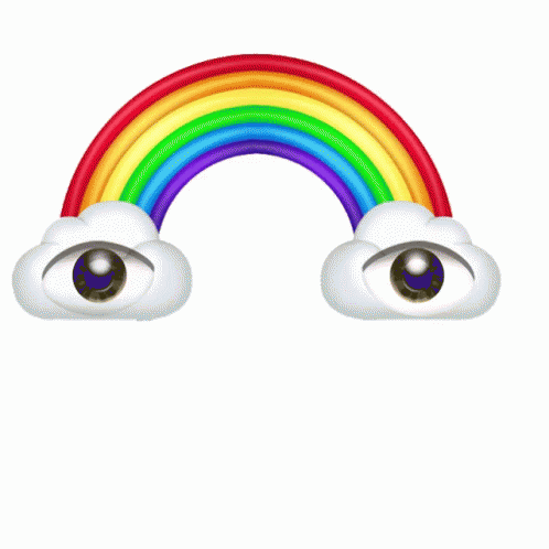 Emoji Creepy Eyes GIF – Emoji Creepy Eyes Rainbow – Ищите GIF-файлы и ...