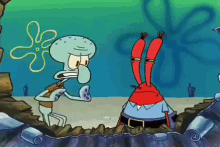 Mr Crab 11times GIF - Mr Crab 11times Eleven Times As A Matter Of Fact GIFs