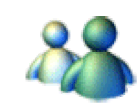 a pixelated image of two people standing next to each other on a white background
