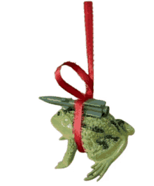missile toad mistletoe christmas merry chris frog