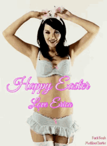 Erica Easter Bunny GIF - Erica Easter Bunny Rabbit GIFs