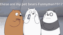 Funnyman1917 These Are My Pet Bears GIF - Funnyman1917 These Are My Pet Bears Come On GIFs