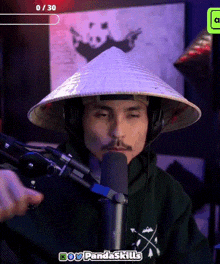 Rice Hat Egg Roll GIF