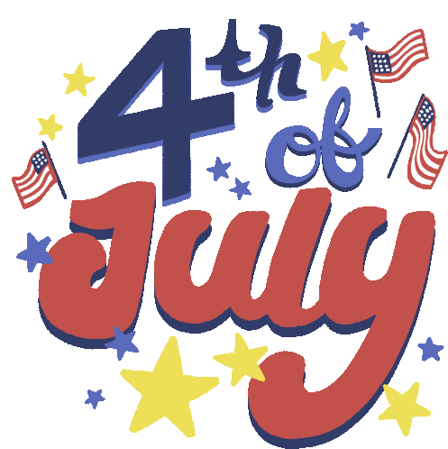4th Of July Independence Day Sticker