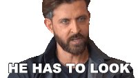 He Has To Look Strong Hrithik Roshan Sticker - He Has To Look Strong Hrithik Roshan Pinkvilla Stickers