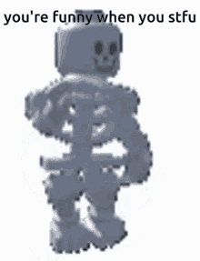 Lego Skeleton Stfu GIF - Lego Skeleton Stfu GIFs