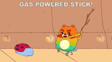 Impossi Bear Gas Powered Stick GIF - Impossi Bear Gas Powered Stick Stick GIFs