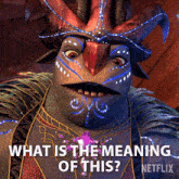 What Is The Meaning Of This Queen Usurna GIF - What Is The Meaning Of This Queen Usurna Trollhunters Tales Of Arcadia GIFs