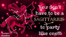 Sagittarius Party GIF - Sagittarius Party Zookini GIFs