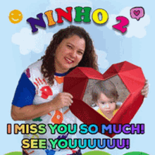 ninho2 kids miss you love heart
