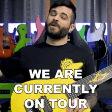 We Are Currently On Tour Andrew Baena GIF - We Are Currently On Tour Andrew Baena We Are On Tour Right Now GIFs