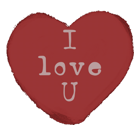 Love Heart Beating Red Sticker - Love Heart Beating Red Faizah Stickers