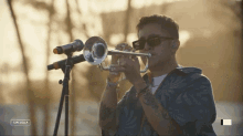 trumpet cuco coachella playing trumpet performing