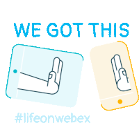 High Five Life On Webex Sticker