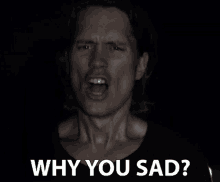 Why You Sad Per Fredrik Asly GIF - Why You Sad Per Fredrik Asly Pellek GIFs