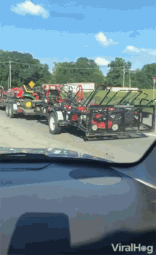 transporting pick up pick up truck lawn mower tractor