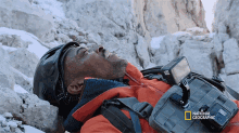 Hyped Anthony Mackie Descends A Cliff Face GIF - Hyped Anthony Mackie Descends A Cliff Face Excited GIFs