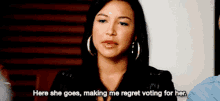 Glee Santana Lopez GIF - Glee Santana Lopez Here She Goes Making Me Regret GIFs