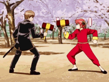 Gintama Fight GIF