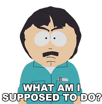 What Am I Supposed To Do Randy Marsh Sticker