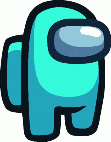 Cyan Among Us Sticker – Cyan Among Us – discover and share GIFs