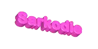 the word sarkodie is written in pink letters