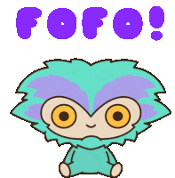 Fofo Cute Sticker - Fofo Cute Adorable Stickers