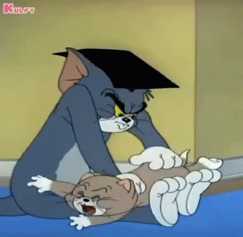 Beat Beating GIF - Beat Beating Tom And Jerry GIFs