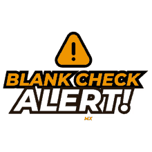 pickers blankcheck alert