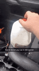 How To Drench Your Car In Milk Tutorial GIF - How To Drench Your Car In Milk Tutorial How To Drench Your Car In Milk Car GIFs