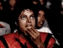Popcorn Eating GIF - Popcorn Eating Michael Jackson GIFs