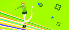 Persona4 Chie Satonaka GIF
