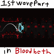 a picture of a video game with the words 1st wave part in bloodbath