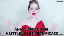 Lillee Jean Pizazz GIF - Lillee Jean Pizazz Red GIFs
