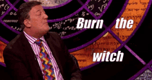 Stephen Fry Burn The Witch GIF