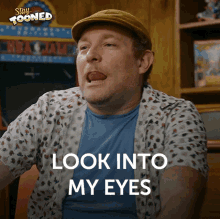 Look Into My Eyes James Adomian GIF - Look Into My Eyes James Adomian Stay Tooned GIFs
