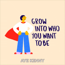 Grow Into Who You Want To Be Youtube GIF