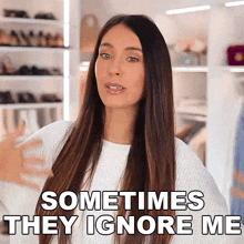 Sometimes They Ignore Me Shea Whitney GIF - Sometimes They Ignore Me Shea Whitney They Overlook Me Sometimes GIFs