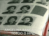 angelina bangilinan totoo o hindi ? is written on a photo album
